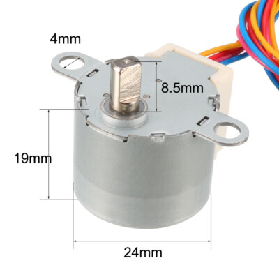 2 x 24BYJ48 DC 12V Reduction Stepper Motor Micro Reducer 4-Phase 5