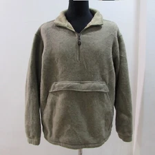 Eddie Baver Men’s ¼ Zipped Fleece Beige Crew Chest Size 46/48 UK XL Sku 8163