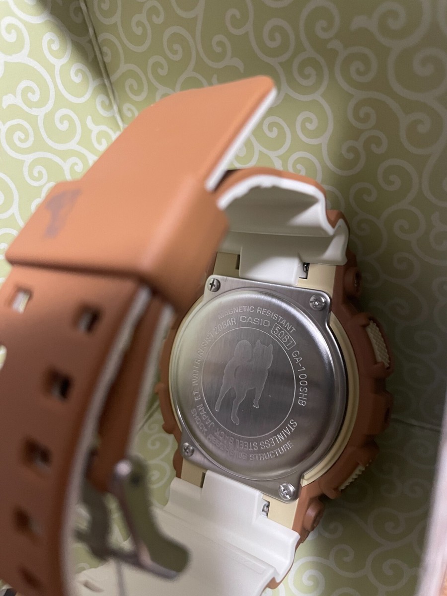 Casio G-SHOCK GA-100SHB-5AJR SHIBA INU Akashiba Men's Watch Casio G-SHOCK GA-100SHB-5AJR SHIBA INU Akashiba Men's Watch