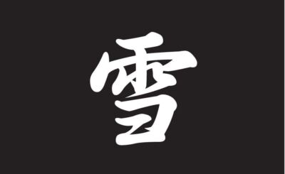 ✨ゆきんこ✨ kanji snow japanese yuki sticker decal vinyl car window chinese