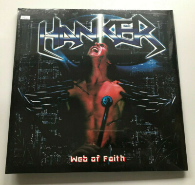 HANKER   Web of faith 2LP Hellion Rec.limited 250 copies clear vinyl 2005 sealed