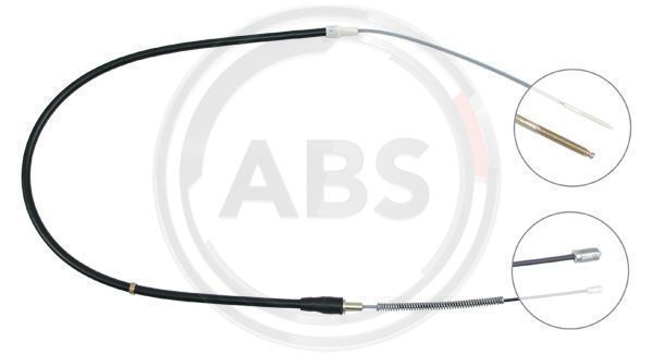 A.B.S. K12776 Seilzug, Feststellbremse Links Rechts FüR Seat VW-image