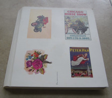 Wholesale Lot of 100 - 1974 SADDLEBACK PUBLICATIONS - Note Card SHEETS - UNCUT