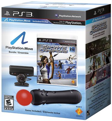 SEALED PlayStation 3 PS3 Move Starter Bundle Motion Controller+