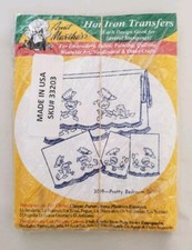 Lot Of 8 Aunt Martha's Hot Iron Transfers Patterns Embroidery Arts  Crafts NEW