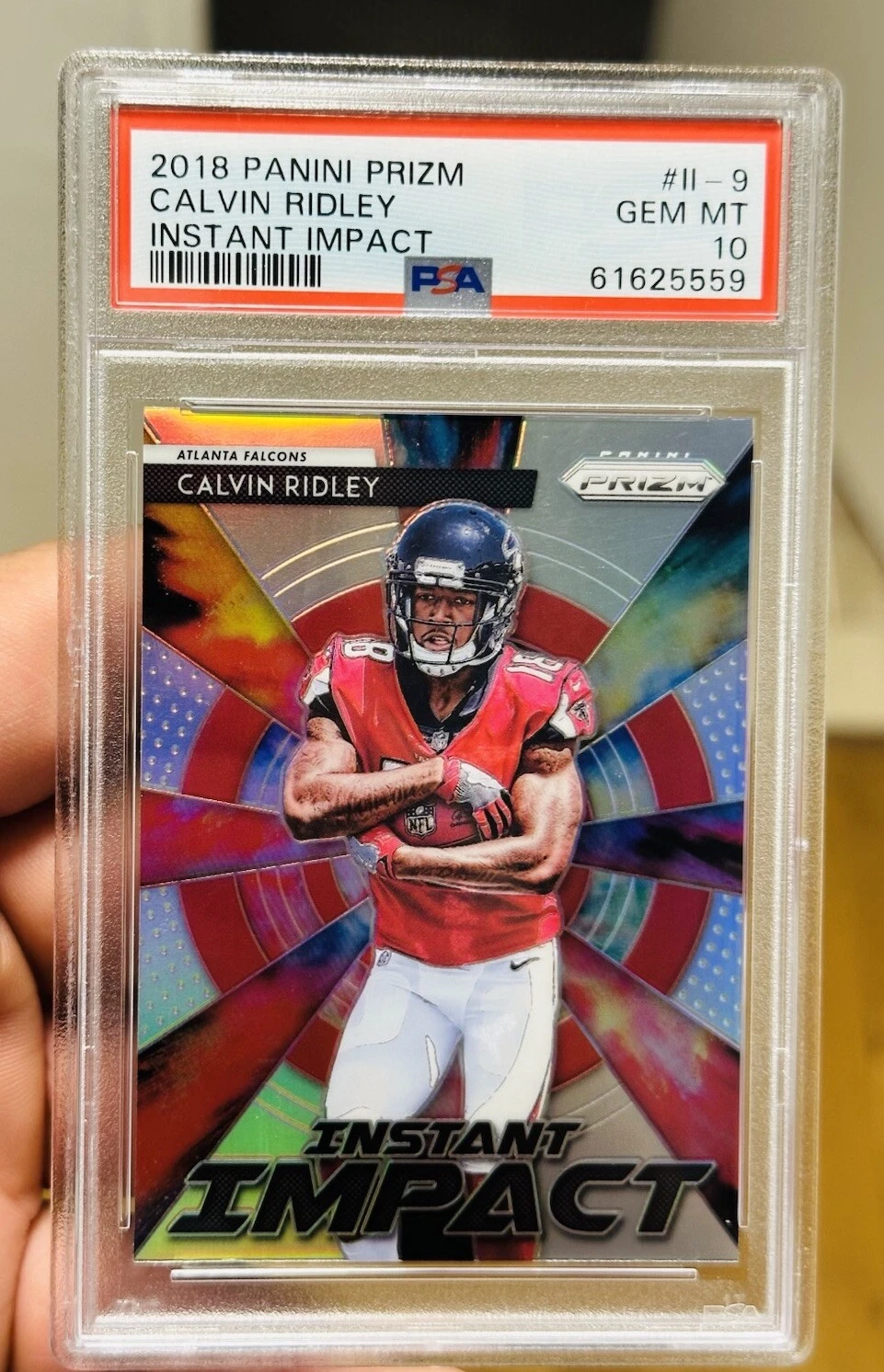 Calvin Ridley Panini Prizm Instant Impact #II9 Base