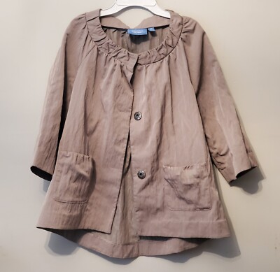 Simply Vera Vera Wang Jacket Blazer Top Shirt XS Taupe | eBay