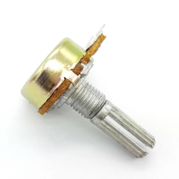 5Pcs WH148 Pot B500K 500K Linear Potentiometer Shaft 20mm 3pin 3 Pin washer nut - Image 4 of 4