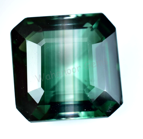 Natural Bi-Color Tourmaline 47.10 Ct Big Size Emerald Certified Loose Gemstone - Picture 6 of 6