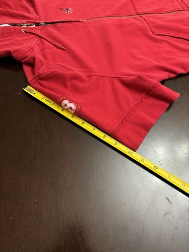 Vintage Disney Mickey “28” Short Sleeve Red Jacket Dotted Hood Size XXL Women’s - Picture 7 of 9