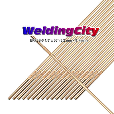 WeldingCity 5-Lb ER70S-6 Mild Steel TIG Welding Rod - .045" X 36", AWS Certified, Fast US Shipping