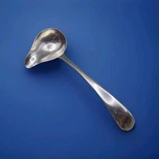 Antique Sterling Silver Pap Boat Spoon by Viner's Ltd Sheffield 1939