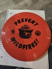 SMOKEY THE BEAR 8.5 In. FRISBEE PREVENT WILDFIRES