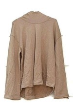 Old Navy Brown Women's Hooded Sweatshirt Wide Sleeves Size Large 007