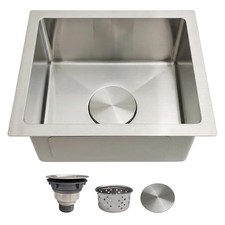 13 Inch Bar Sink Undermount Delironexu 18 Gauge Stainless Steel Small Kitchen