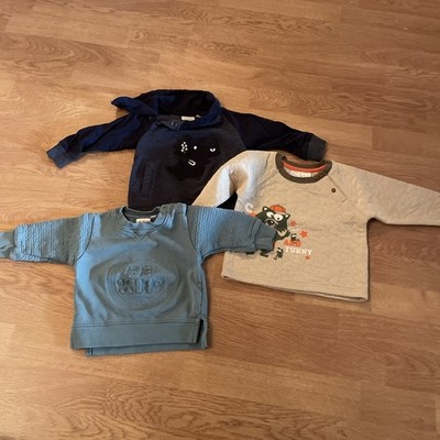 3 Jungen Baby Pullover Gr. 74 Bubble Gum Ergee