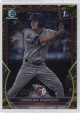 2023 Bowman Draft Yellow Lunar Crater Refractor 30/75 Christian Knapczyk 0xf1