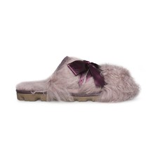 UGG COQUETTE MONGOLIAN PORT SHEEPSKIN CLASSIC PURPLE WOMEN'S SLIPPERS SIZE US 5