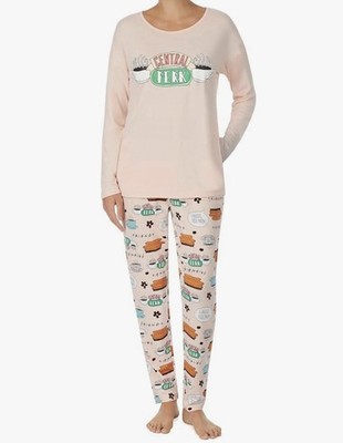 NWT Friends Central Perk Women's Small Long Sleeve Pajama Set