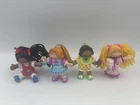 Lot of 4 Vintage 1980's Cabbage Patch Kids Doll Mini Figures AA, Blonde, Red