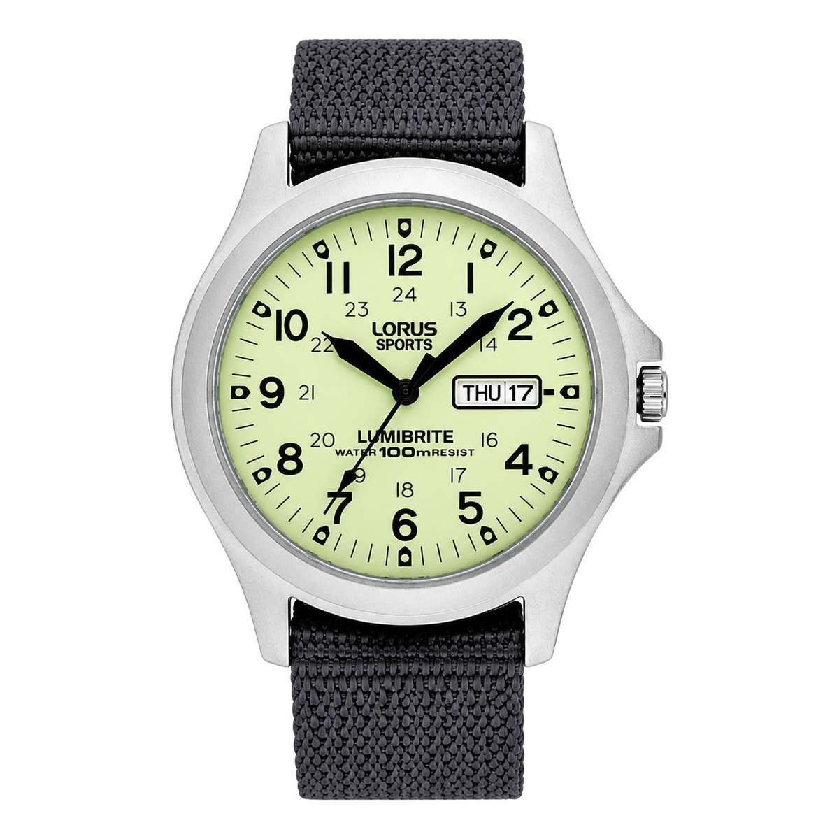 Lorus Lumibrite Military 37mm Watch RJ655AX9 | eBay