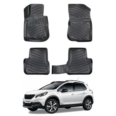 Floor Mats Liner for Peugeot 2008 2013-2019 TPE All Weather
