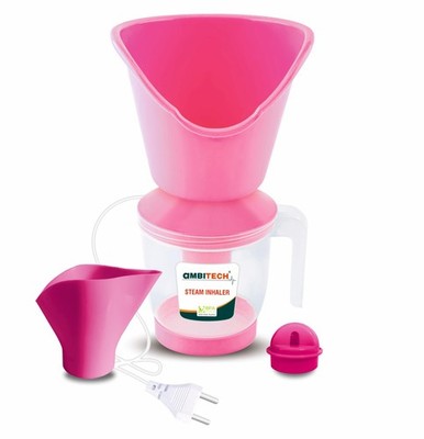 AmbiTech 3-in-1 Steamer with Warranty - Steam Inhaler & Facial Vaporizer