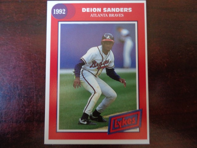 1992 Lykes Dogs Deion Sanders #24-BRAVES