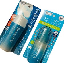 New KAO BIORE UV AQUA RICH WATERY Gel SUNSCREEN SPF50  mist Set,Made In Japan