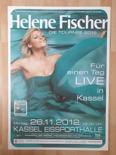 Original Konzert Plakat Poster Helene Fischer Geschenk Idee 2012 Kassel