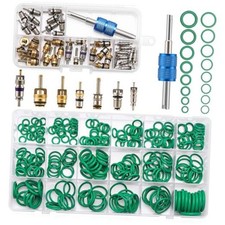 Car A/c Repair Kit 270 Pcs O-Ring Set 40 Pcs Ac Valve Cores R12  R134a