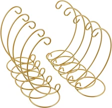 Pack of 10 Ornament Display Stand Holder Iron Hanging Rack for Hanging Globe Air