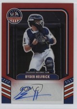 2026 Panini Stars & Stripes Prizm Red 38/99 Ryder Helfrick #CNT-RH Auto 0u8i