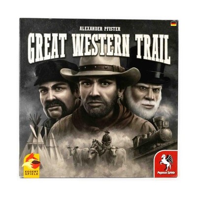 Pegasus Spiele Boardgame Great Western Trail (German Ed, 2017 Ed) Box SW (New)