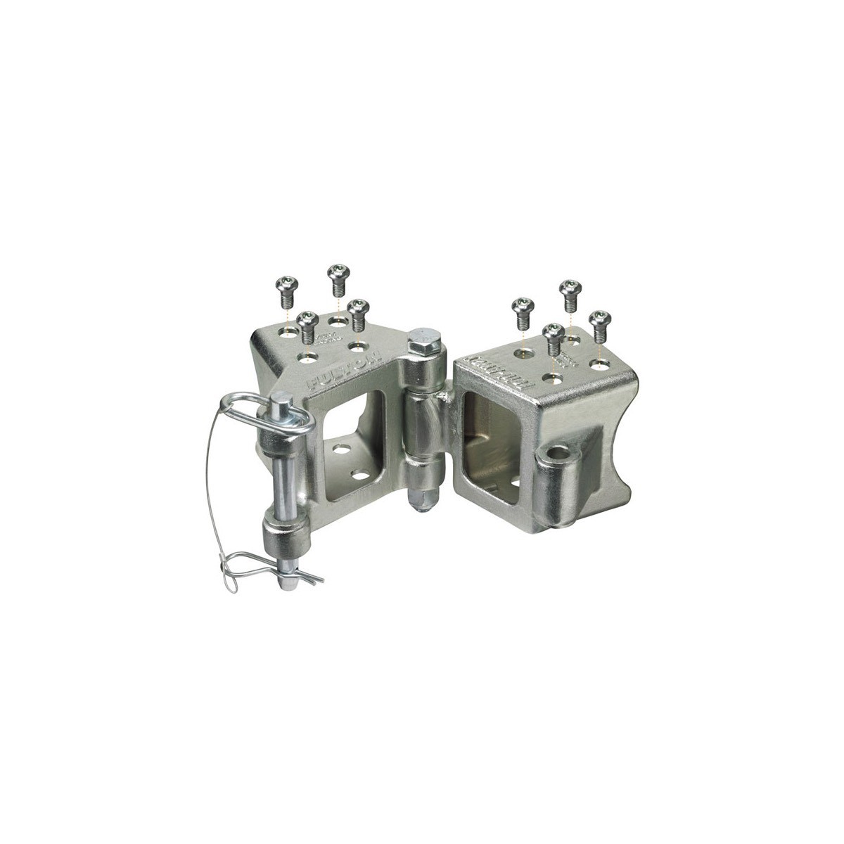 Fulton HDPB330101 Fold-Away Hinge Kit, Bolt On, 5,000 lbs. Capacity, 3 In x 3 In