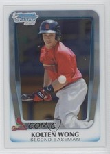 2011 Bowman Draft Chrome Prospects Kolten Wong (Should Be Card #BDPP90) fm0