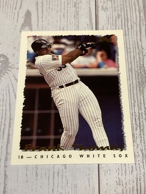 Frank Thomas Baseball Card 1994 Topps Diamond Vision Chicago White Sox #1