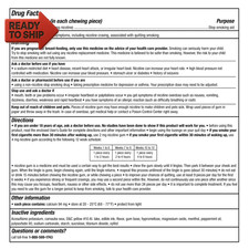 Nicorette Quit Smoking Aid 2Mg. or 4Mg., White Ice Mint Gum, 200 Pieces