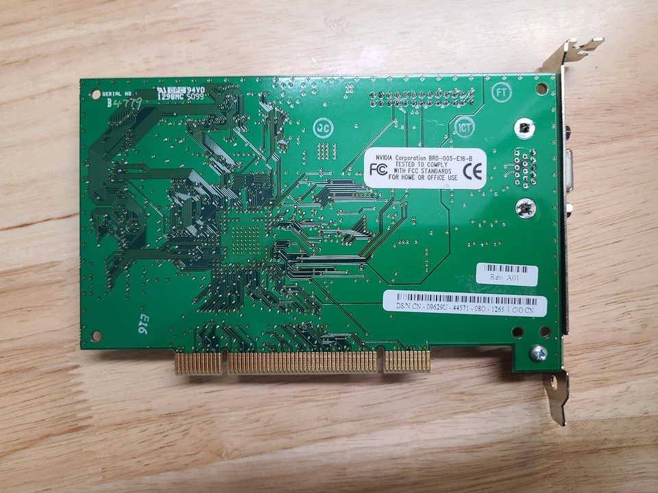PCI Nvidia Riva TNT2 M64 16MB SDRAM VGA Video Card Working 3D Retro Gaming DOS 3 - Image 2 of 4