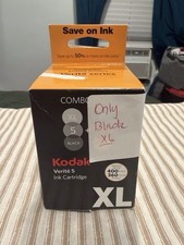 Kodak Verite 5 XL Ink Cartridge - Black Inkjet Printer Ink Open Box Genuine
