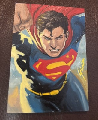 2025 Skybox Metal Universe Batman Ingrid Gala Sketch Card Superman