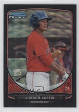 2013 Bowman Draft Picks Chrome Black Wave Refractor Jordon Austin #BDPP60 1j6