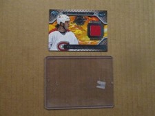 NHL Montreal Canadiens Benoit Brunet Circa 2001 Titanium Game Used Jersey Card