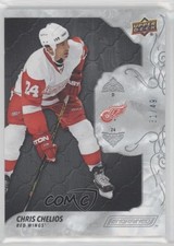 2019-20 Upper Deck Engrained Legends Ebony 31/49 Chris Chelios #33 HOF 1da6