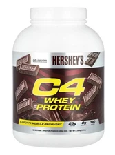 ⚪️ New C4 Whey Protein Hersheys Chocolate Muscle Recovery Powder Mix Drink 5.2lb