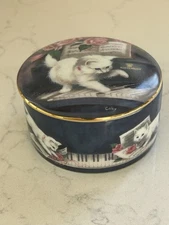 Vintage 1991 "Kitten On The Keys" Music Box by Ardleigh Elliott #73421~Ceramic