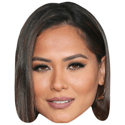 Andrea Meza (Smile) Celebrity Mask, Flat Card Face, Fancy Dress Mask