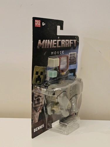 DENNIS THE WOLF A MINECRAFT MOVIE 4" Inch ORB Mattel 2025! Figure BRAND NEW! US! - Picture 5 of 11