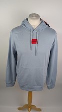 Hugo Mens Daratschi Hoodie - Blue size uk medium pullover logo hooded new