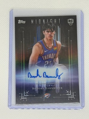 2025-26 Topps Midnight - Dark Marks Rookies Brooks Barnhizer #DMR